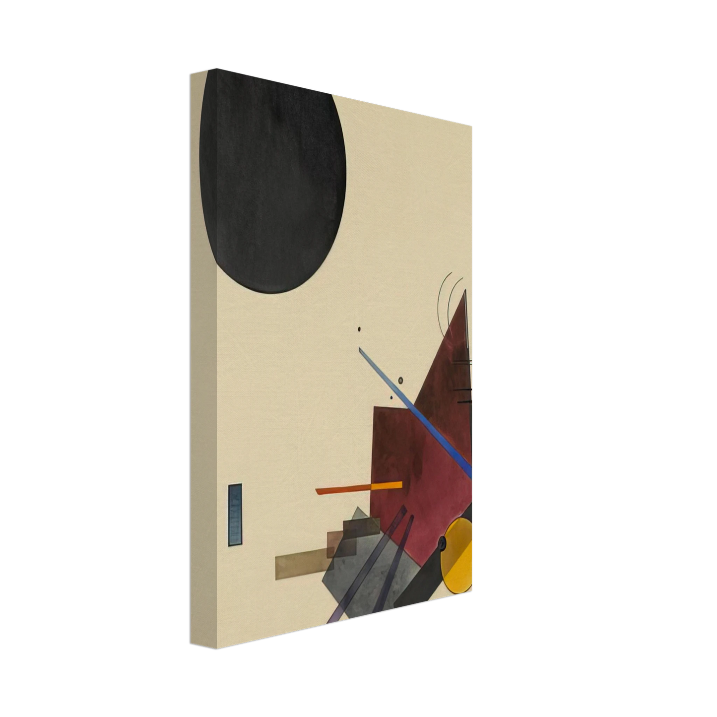 Wassily Kandinsky - BLACK RELATIONSHIP 1924 Canvas - 40x60 cm / 16x24 inches-canvas