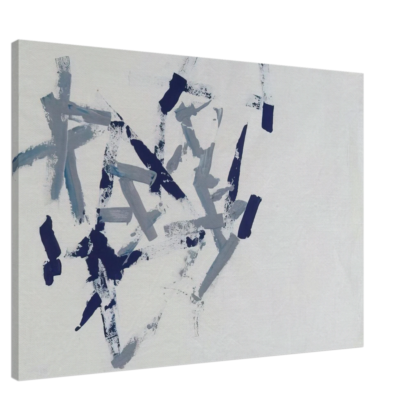 Charlotte Posenenske - Untitled Free Structures - 1962 Canvas - 20x30 cm / 8x12 inches-canvas