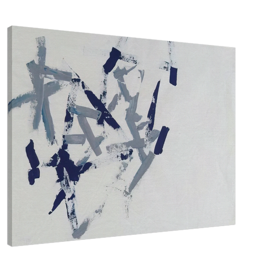 Charlotte Posenenske - Untitled Free Structures - 1962 Canvas - 20x30 cm / 8x12 inches-canvas