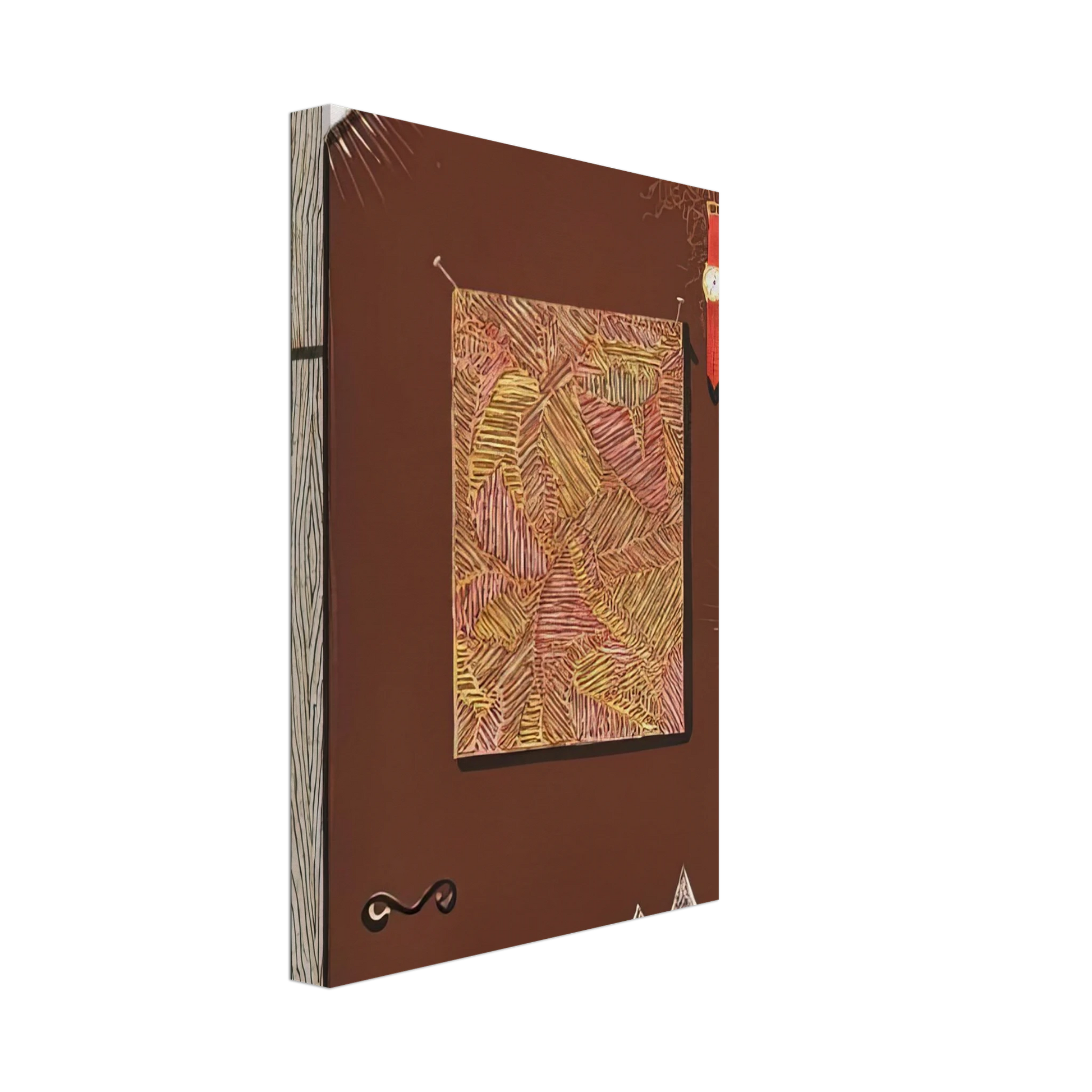 Jasper Johns - FACE WITH WATCH 1996 Canvas - 40x60 cm / 16x24 inches-canvas