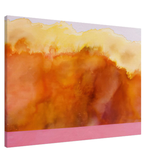 Ronnie Landfield - For John Keats - 1978 Canvas - 20x30 cm / 8x12 inches-canvas