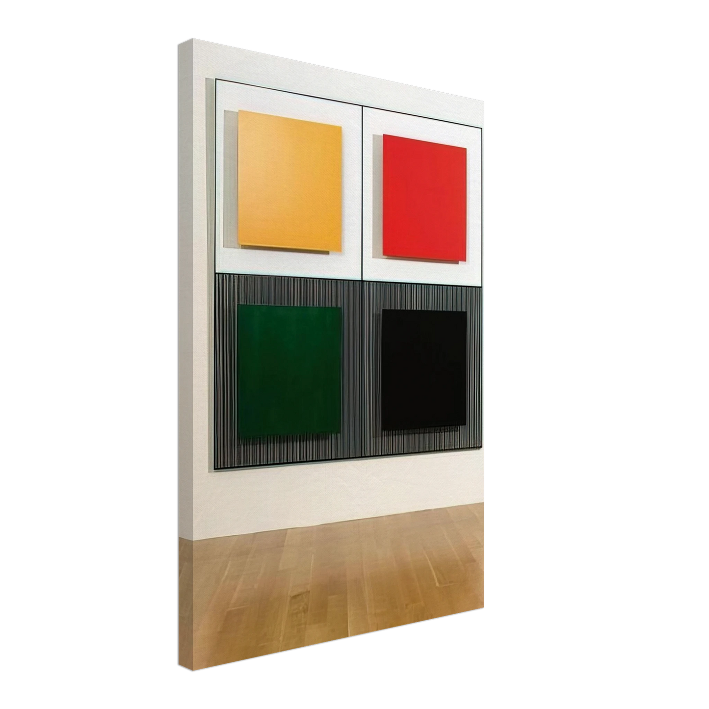 Jesus Rafael Soto - MARICHE 2 1997 Canvas - 40x60 cm / 16x24 inches-canvas