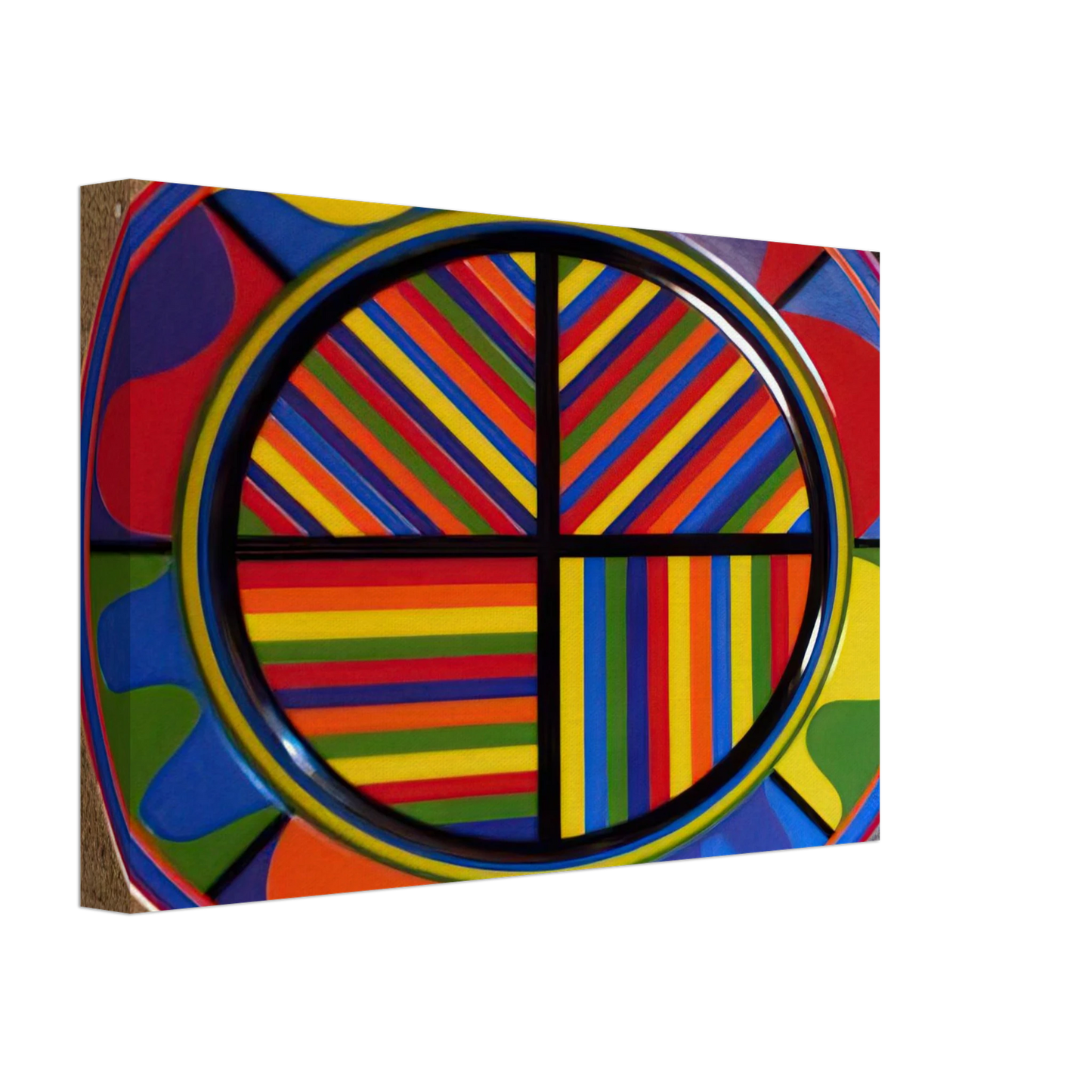 Sol LeWitt - Lines in Four Directions Canvas - 40x60 cm / 16x24 inches-canvas