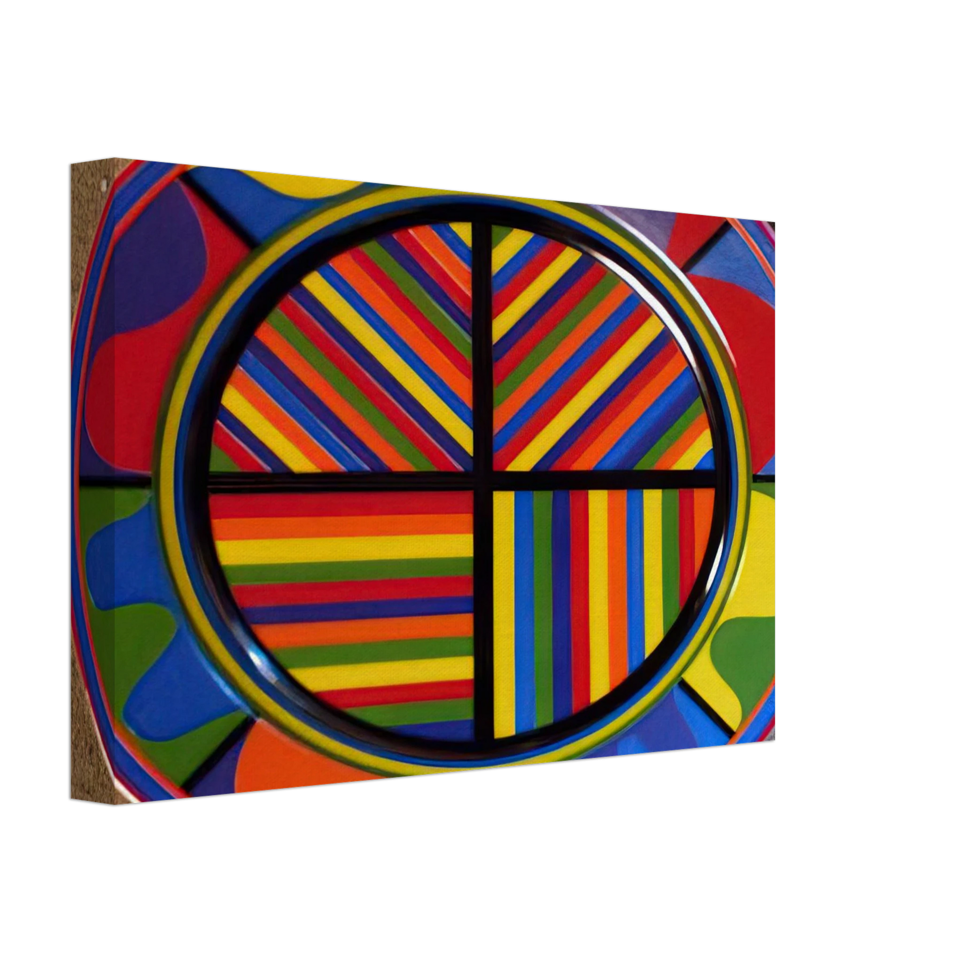 Sol LeWitt - Lines in Four Directions Canvas - 40x60 cm / 16x24 inches-canvas