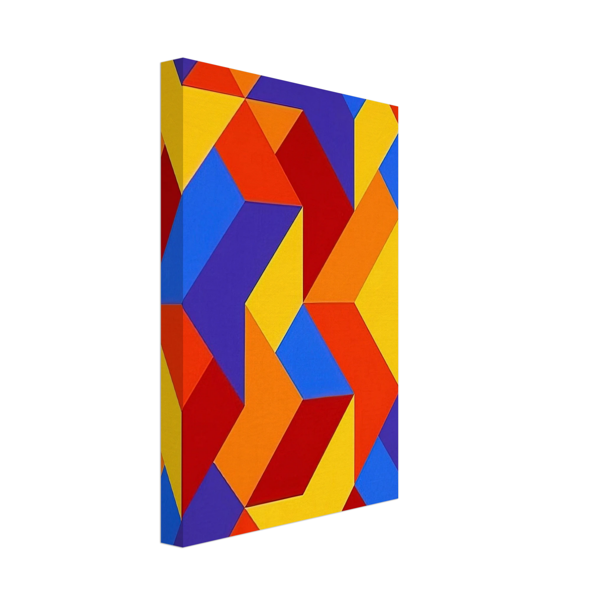 Karl Benjamin - #3 - 1969 Canvas - 40x60 cm / 16x24 inches-canvas