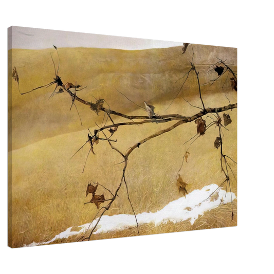 Andrew Wyeth - LONG LIMB Canvas - 20x30 cm / 8x12 inches-canvas