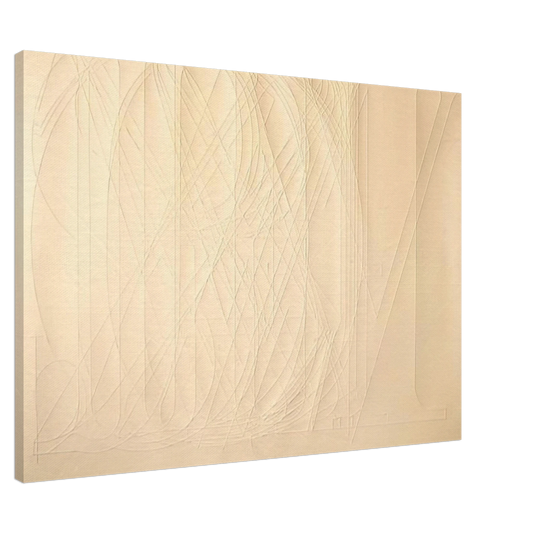 Jasper Johns - ALPHABET 1969 Canvas - 20x30 cm / 8x12 inches-canvas