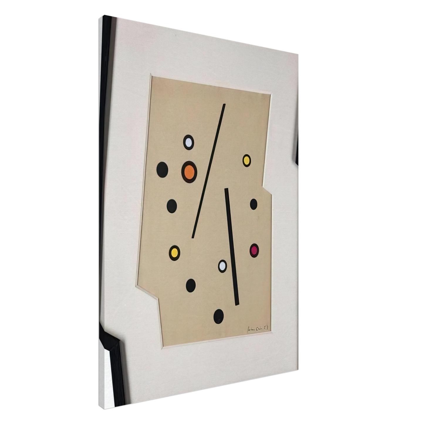 Carmelo Arden Quin - Forme Madi - 1958 Canvas - 20x30 cm / 8x12 inches-canvas