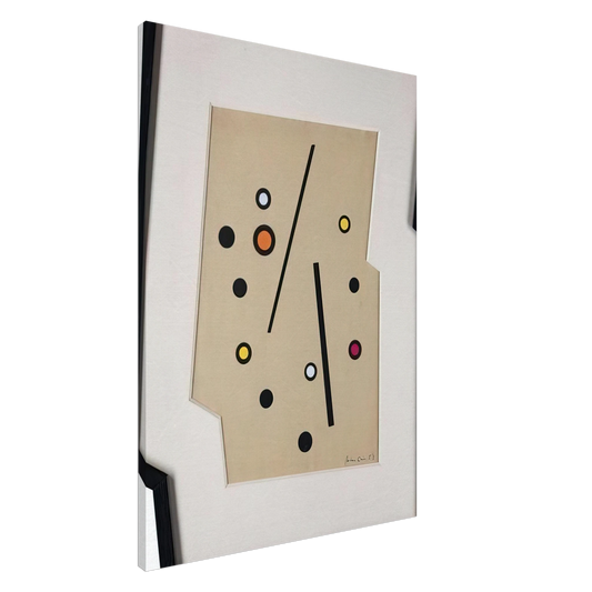 Carmelo Arden Quin - Forme Madi - 1958 Canvas - 20x30 cm / 8x12 inches-canvas