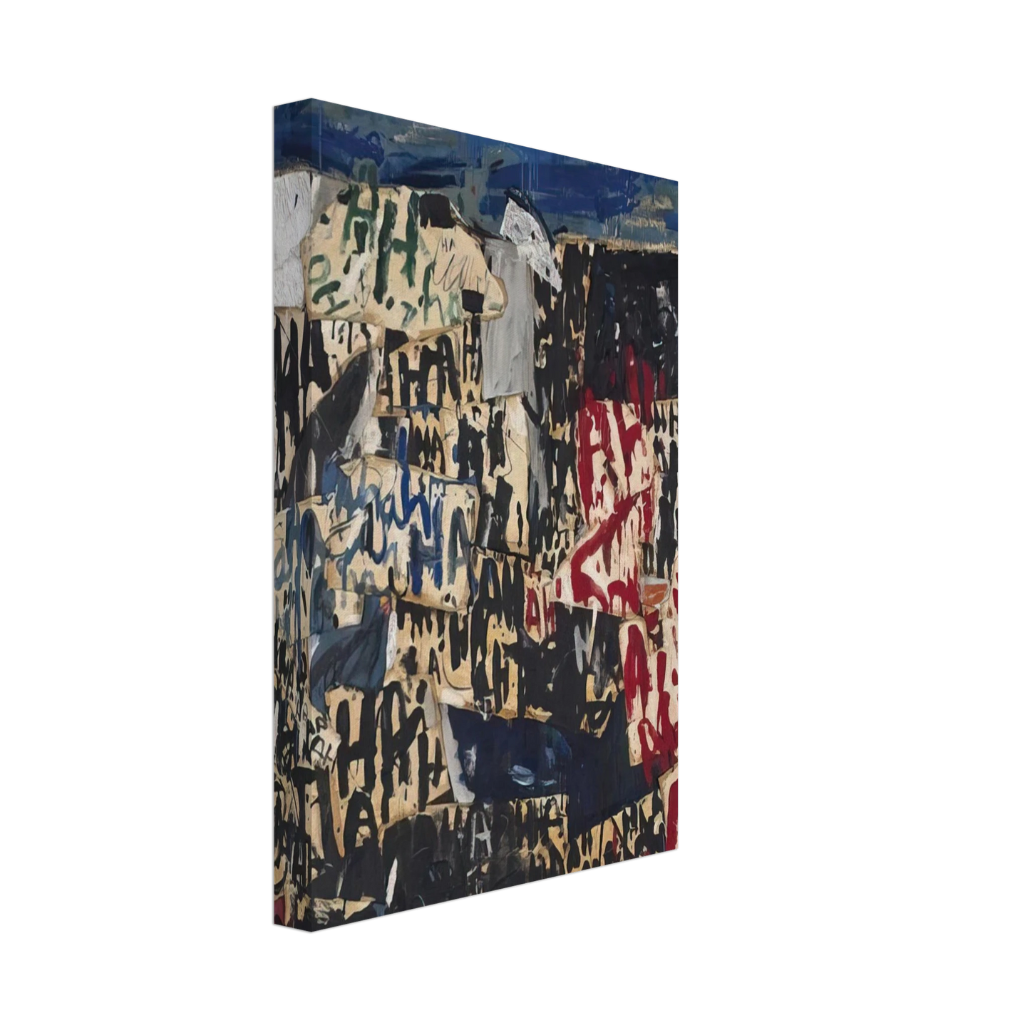 Allan Kaprow - Allan Kaprow on the Legacy of Jackson Pollock Canvas - 70x100 cm / 28x40 inches-canvas