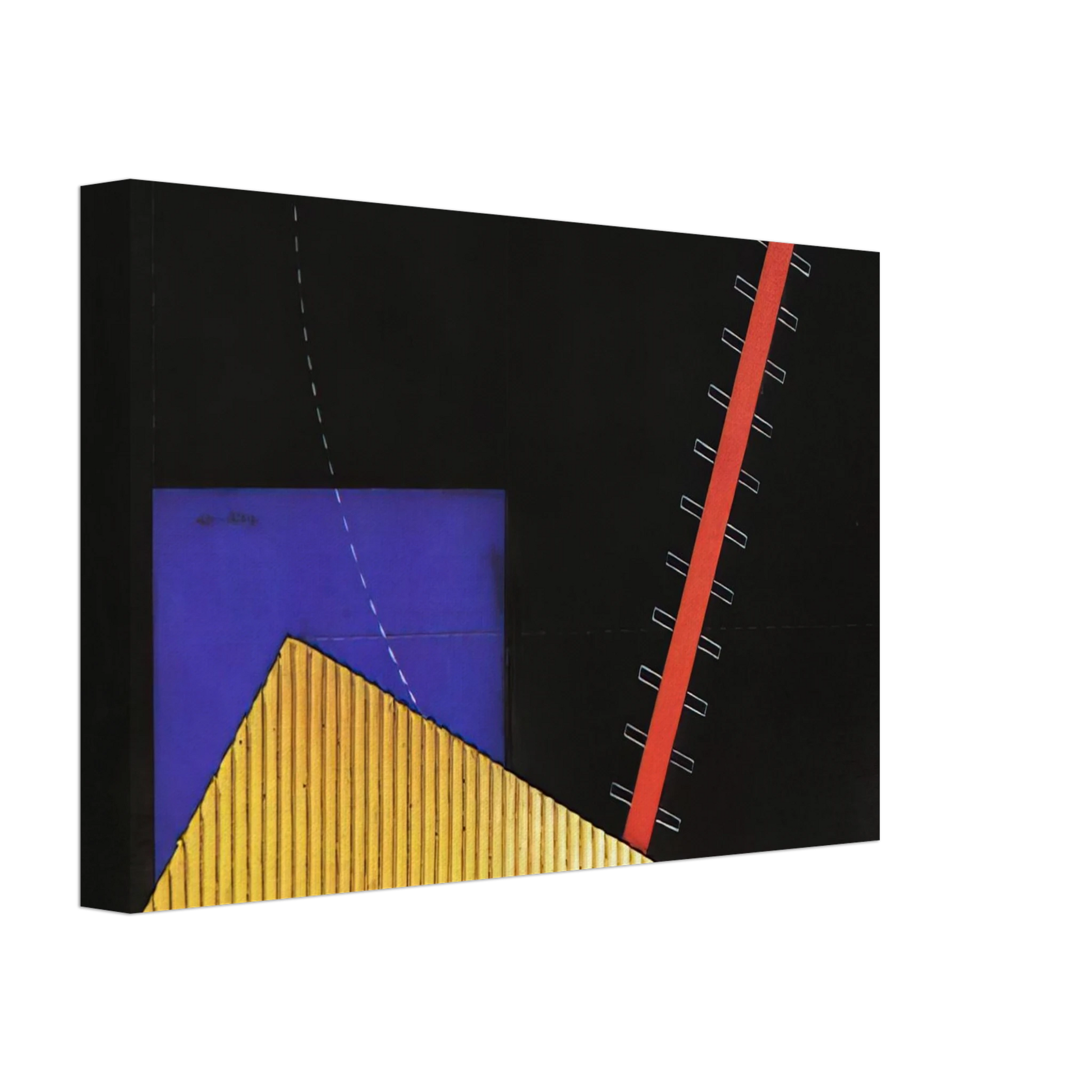 Enrico Prampolini - IL MERCANTE DI CUORI BOZZETTO DI SCENA 1927 Canvas - 70x100 cm / 28x40 inches-canvas