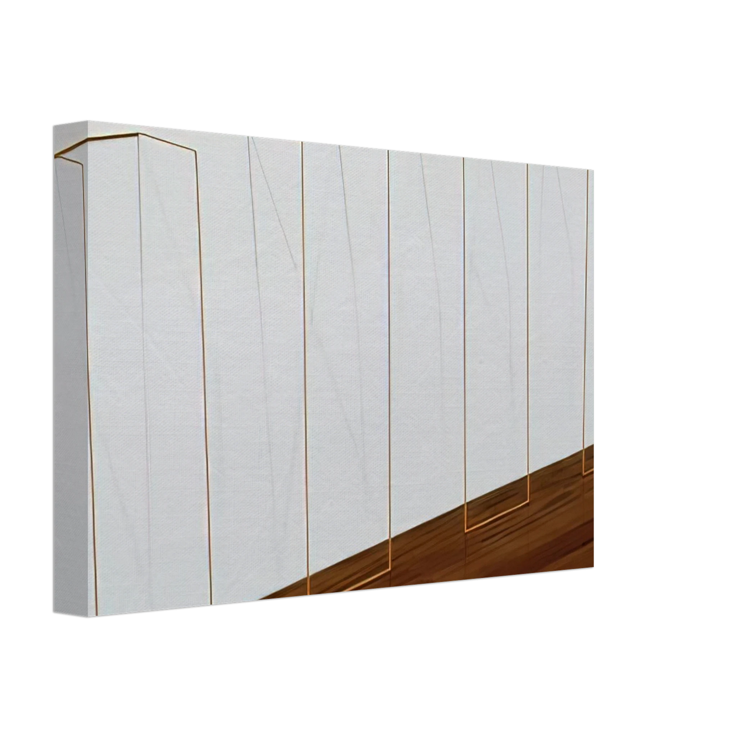 Fred Sandback - Untitled - 1968 Canvas - 40x60 cm / 16x24 inches-canvas