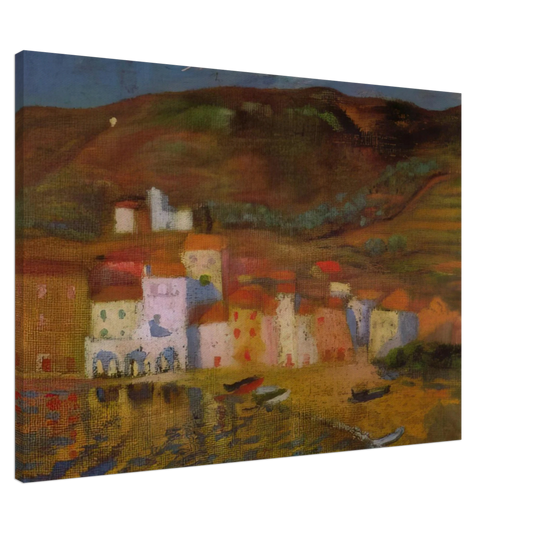 Salvador Dali - PORTDOGUE AND MOUNT PANI FROM AYUNTAMIENTO Canvas - 20x30 cm / 8x12 inches-canvas