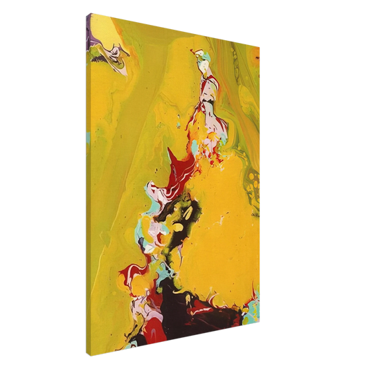 Sam Francis - Untitled  SFP86-165  Canvas - 20x30 cm / 8x12 inches-canvas