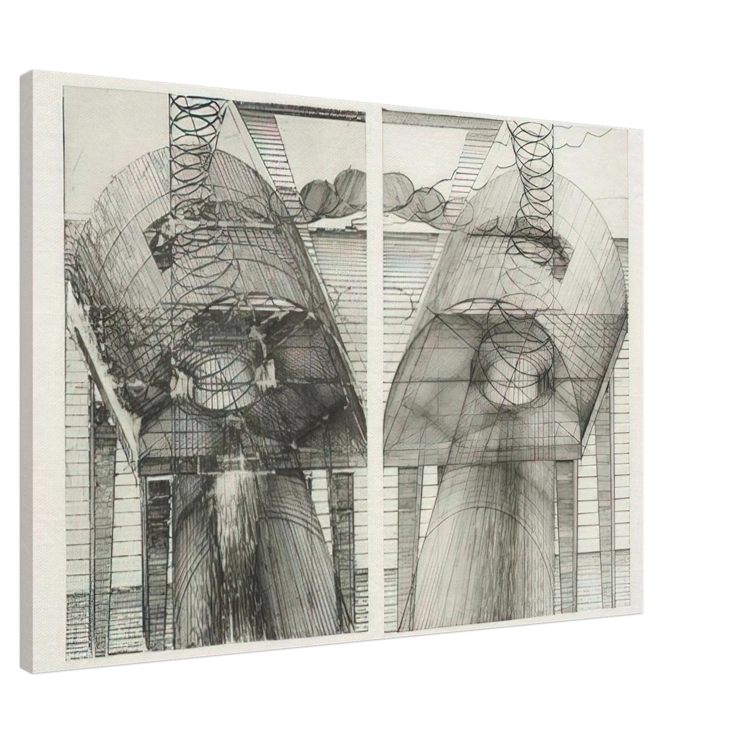 Dieter Roth - By the Sea - 1971 Canvas - 20x30 cm / 8x12 inches-canvas