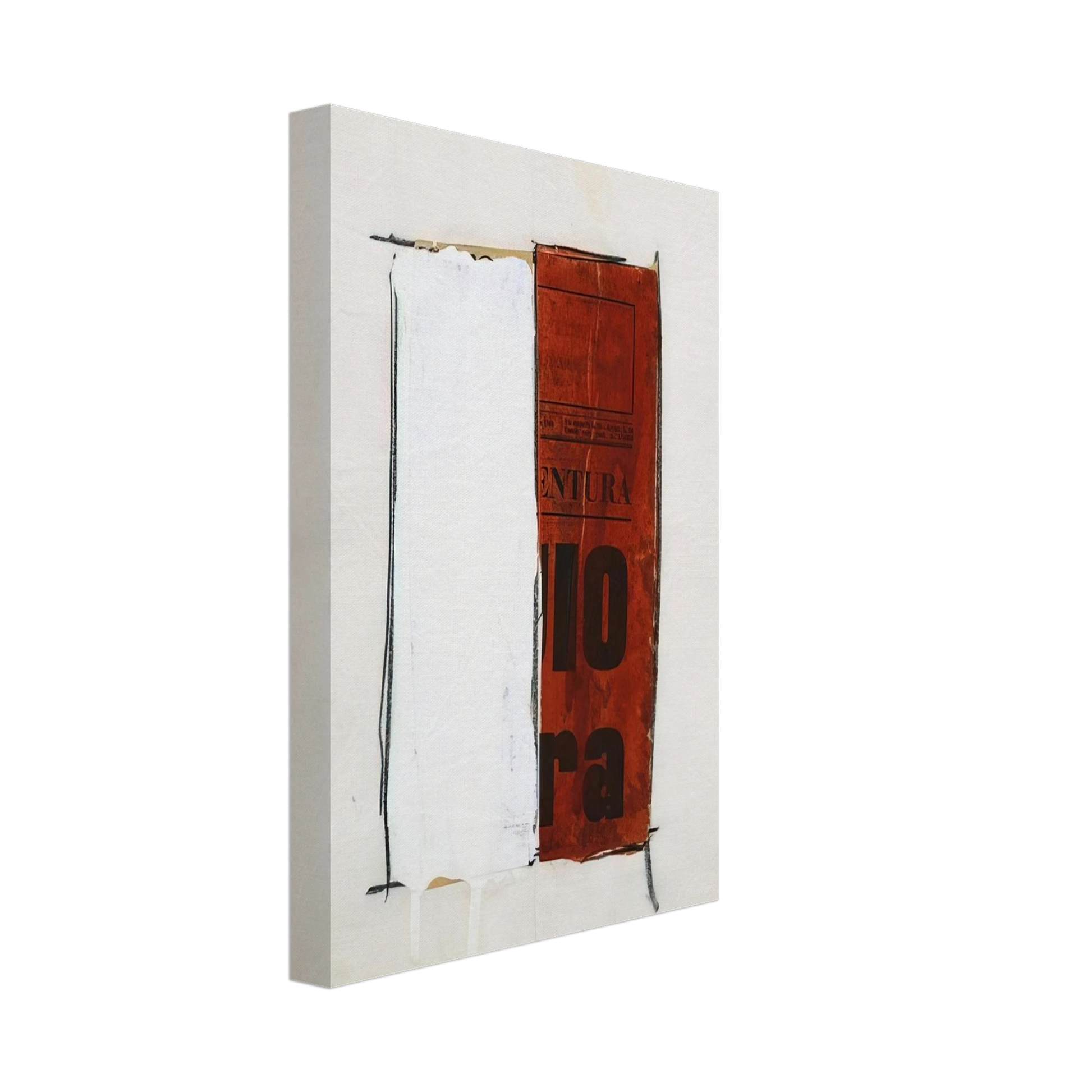 Mario Schifano - Untitled - 1961 Canvas - 70x100 cm / 28x40 inches-canvas