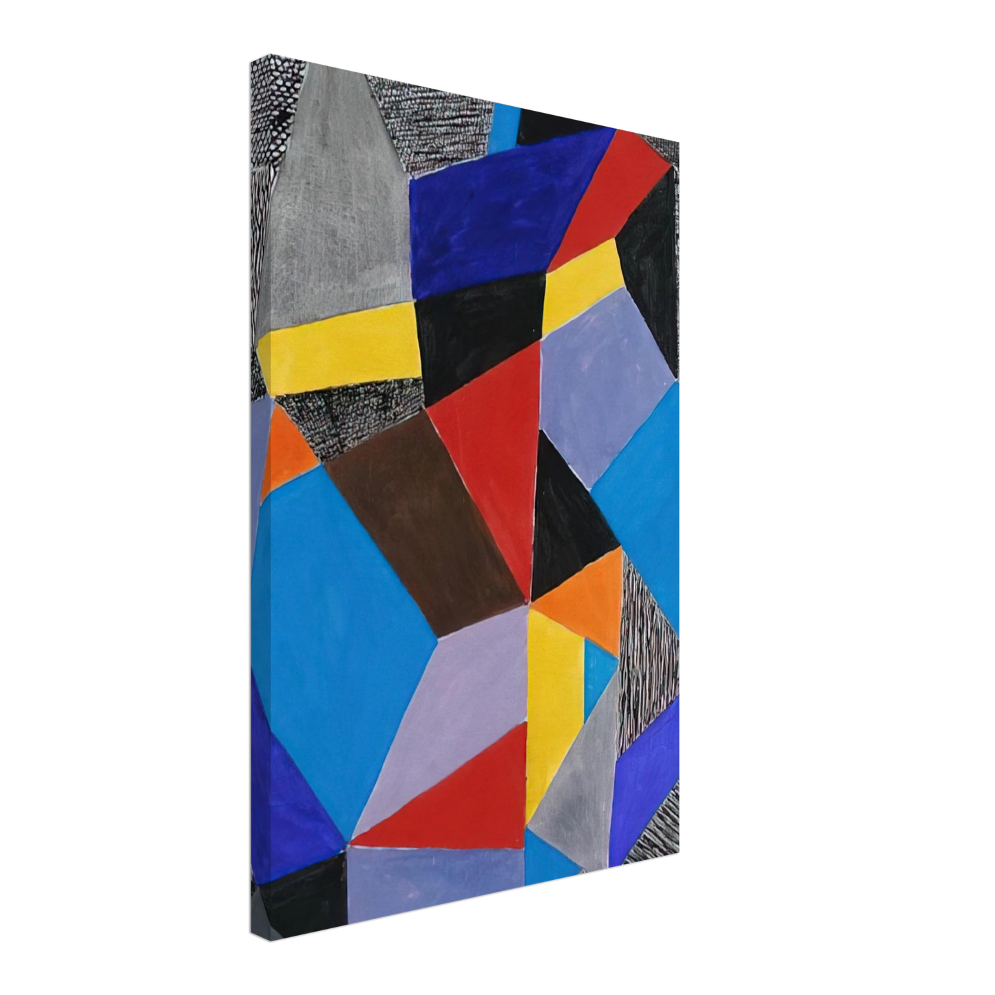 Johannes Itten - Farbformen und Struktuten - 1953 Canvas - 70x100 cm / 28x40 inches-canvas
