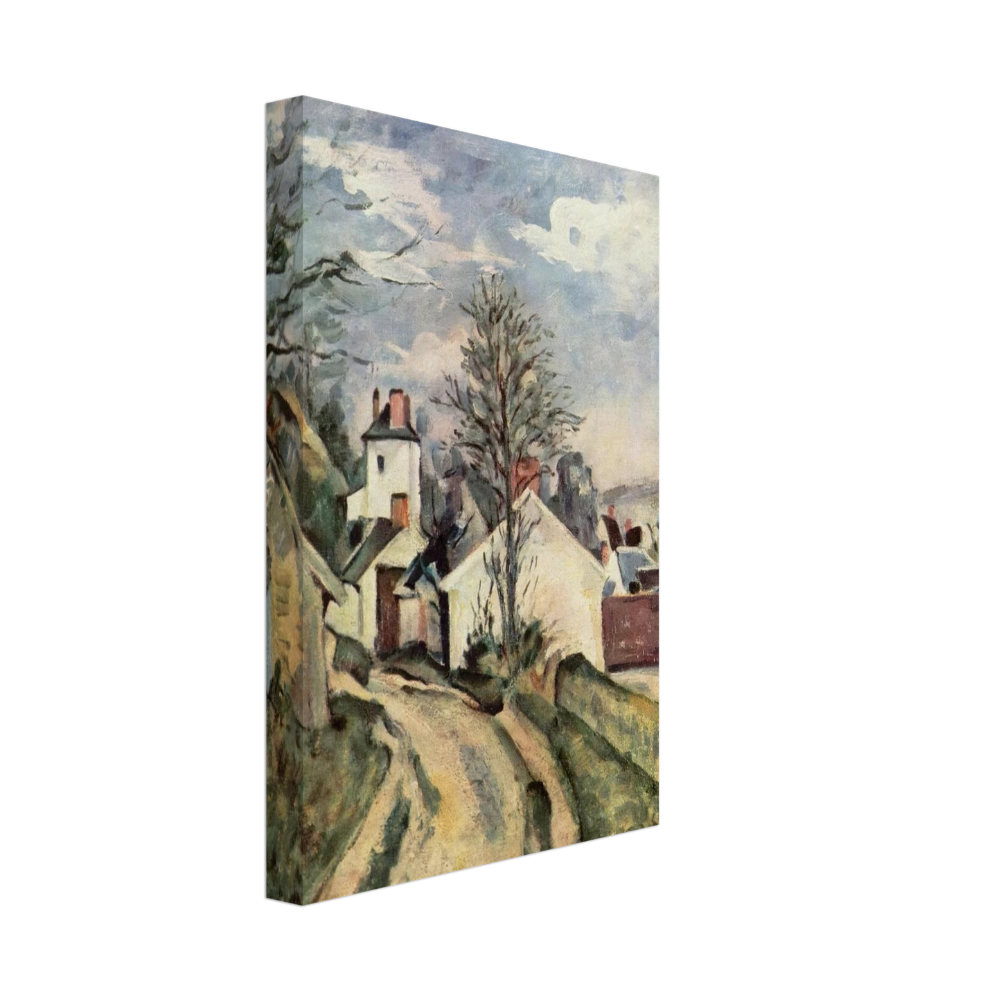 Paul Cezanne - The House of Dr. Gachet in Auvers Canvas - 70x100 cm / 28x40 inches-canvas