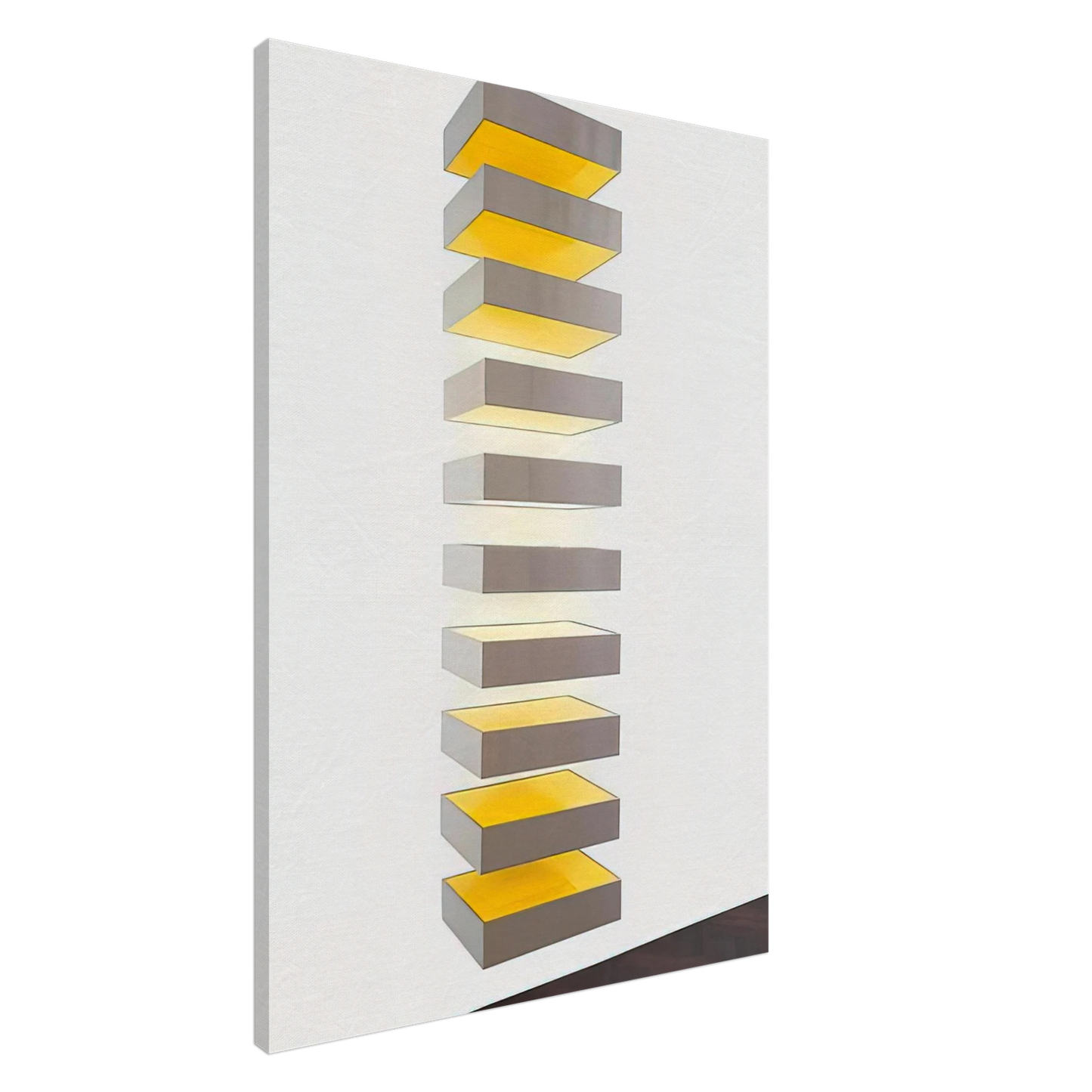 Donald Judd - Untitled Bernstein 80-52 - 1980 Canvas - 20x30 cm / 8x12 inches-canvas