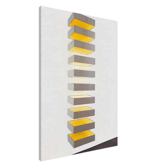Donald Judd - Untitled Bernstein 80-52 - 1980 Canvas - 20x30 cm / 8x12 inches-canvas