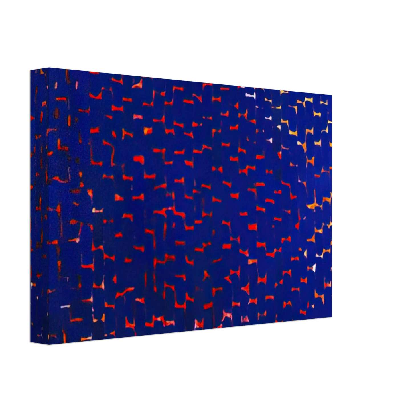 Alma Woodsey Thomas - EVENING GLOW 1972 Canvas - 40x60 cm / 16x24 inches-canvas