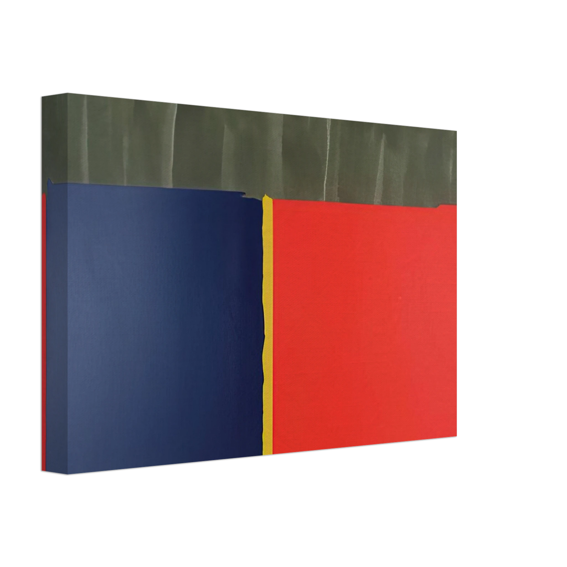 John Hoyland - Red, Blue - 1969 Canvas - 70x100 cm / 28x40 inches-canvas