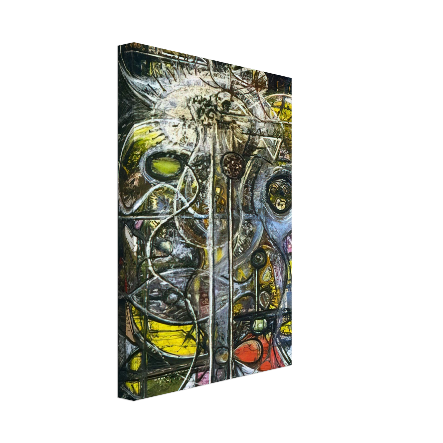 Richard Pousette-Dart - Comprehension of the Atom, Crucifixion Canvas - 70x100 cm / 28x40 inches-canvas