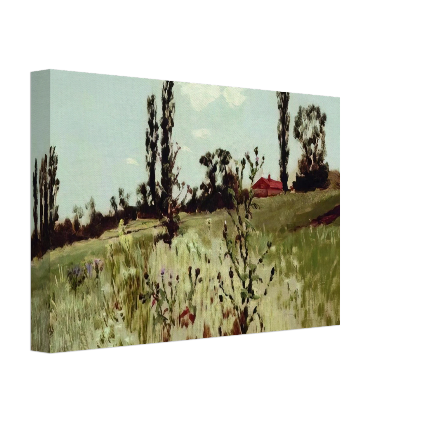 Arkhyp Kuindzhi - Poplar trees Canvas - 40x60 cm / 16x24 inches-canvas