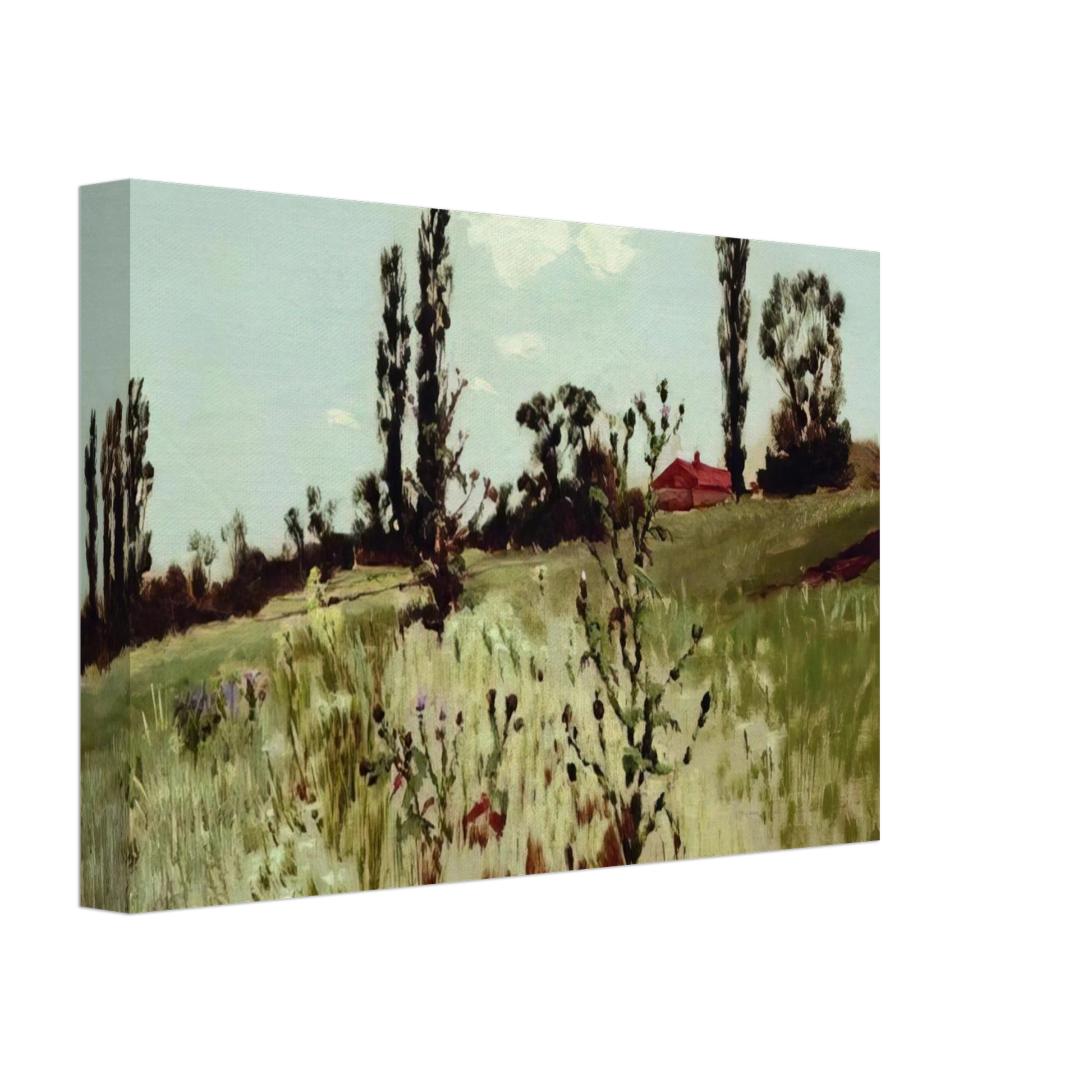 Arkhyp Kuindzhi - Poplar trees Canvas - 40x60 cm / 16x24 inches-canvas