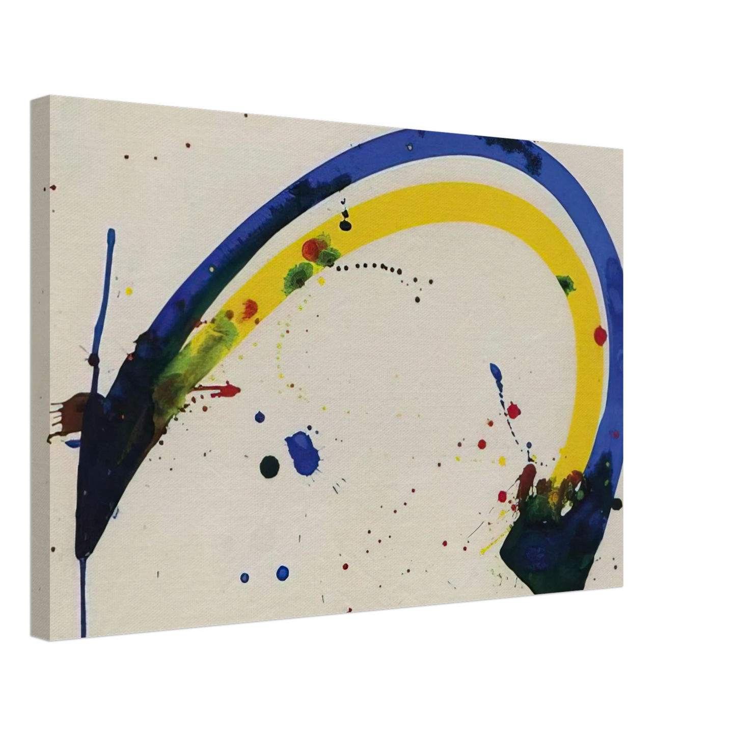 Sam Francis - Untitled  SF66-006  Canvas - 70x100 cm / 28x40 inches-canvas