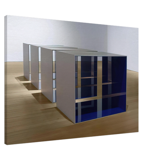 Donald Judd - Untitled - 1969 Canvas - 20x30 cm / 8x12 inches-canvas