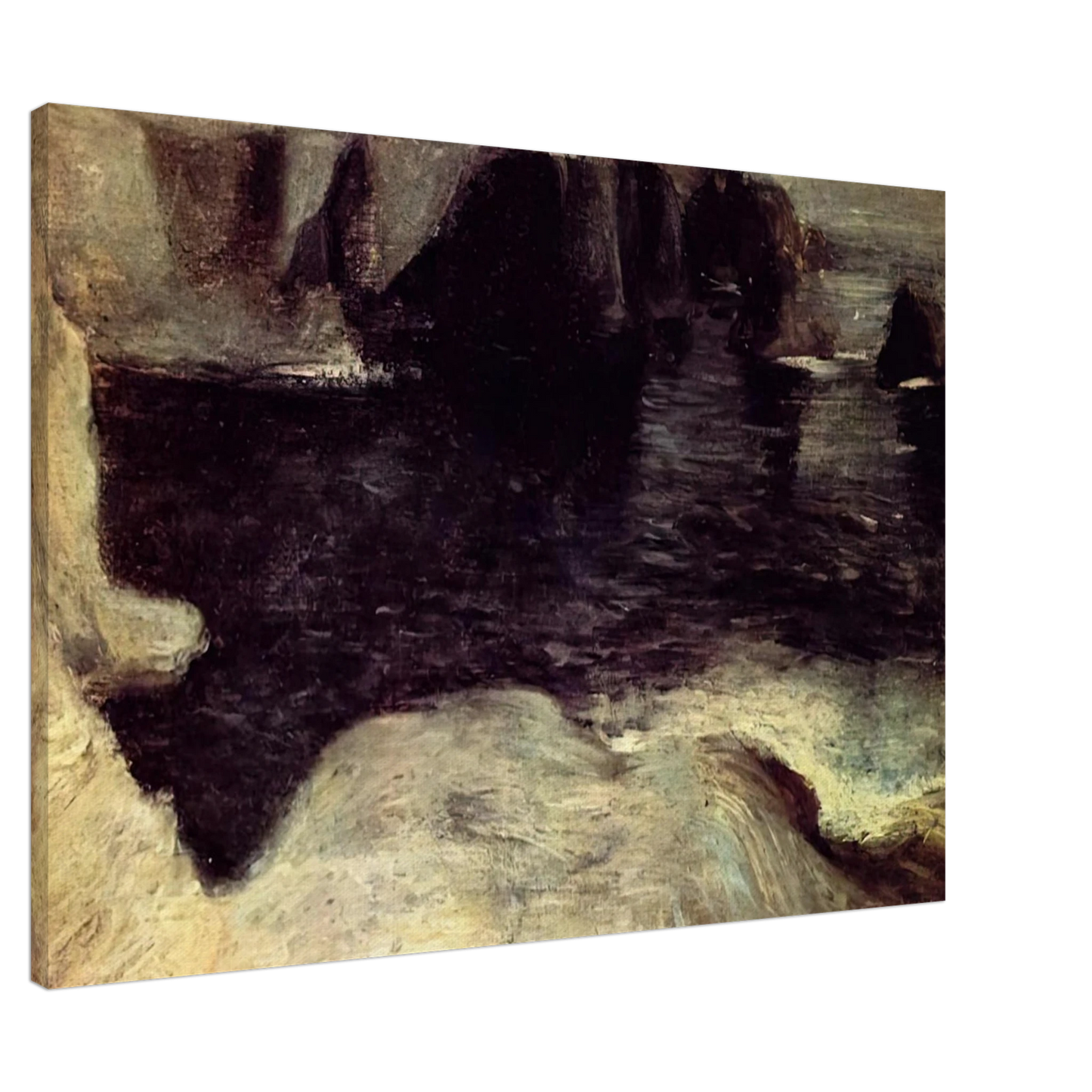 Henri Matisse - SEASCAPE AT GOULPHAR 1896 Canvas - 20x30 cm / 8x12 inches-canvas