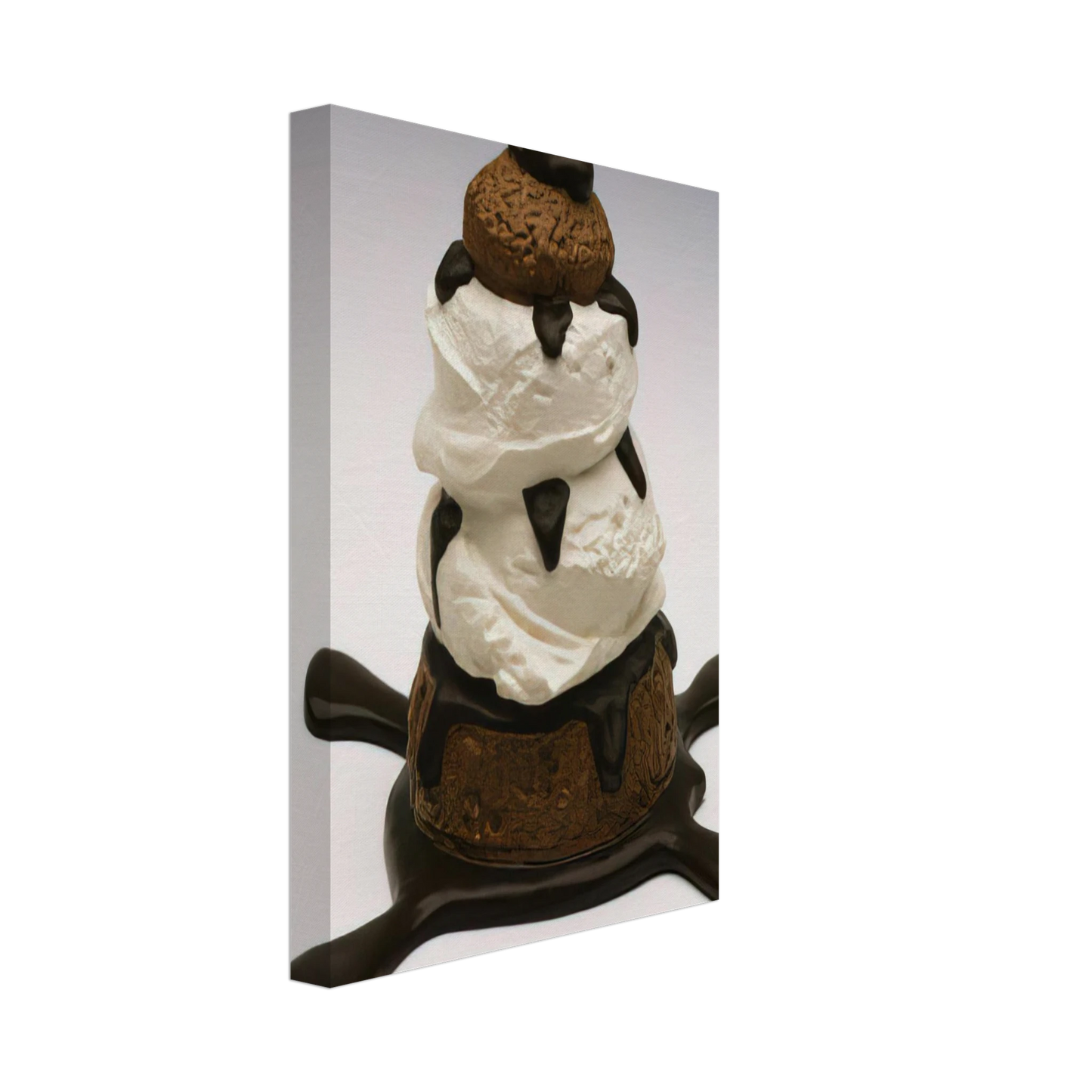 Claes Oldenburg - PROFITEROLE 1990 Canvas - 40x60 cm / 16x24 inches-canvas