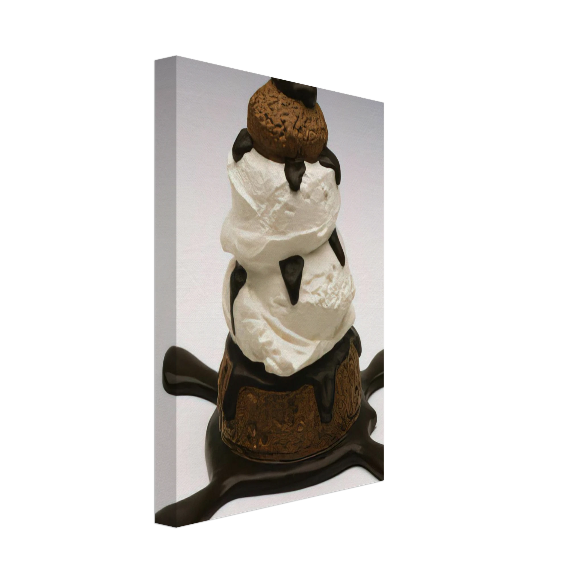 Claes Oldenburg - PROFITEROLE 1990 Canvas - 40x60 cm / 16x24 inches-canvas