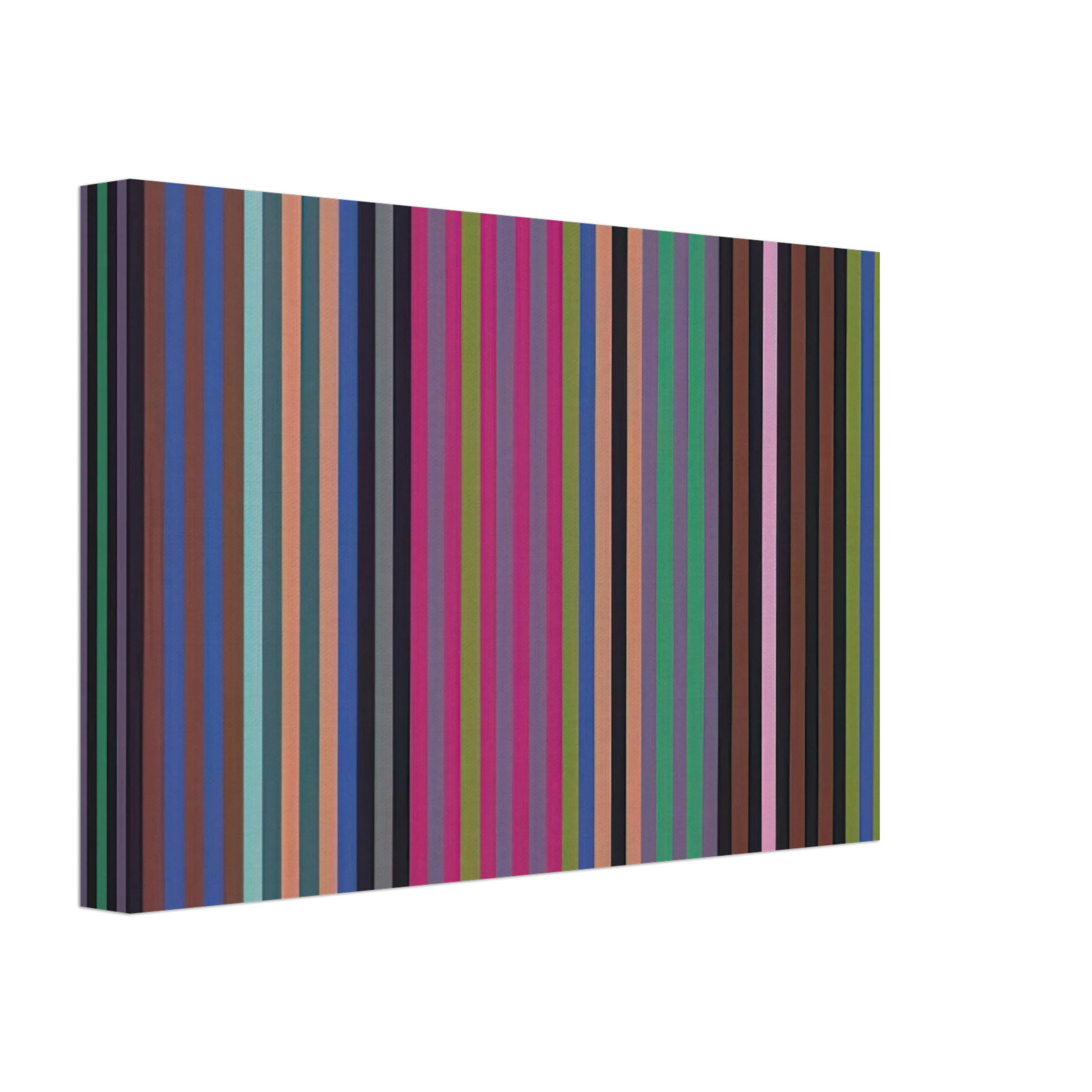 Gene Davis - King Kong - 1969 Canvas - 40x60 cm / 16x24 inches-canvas