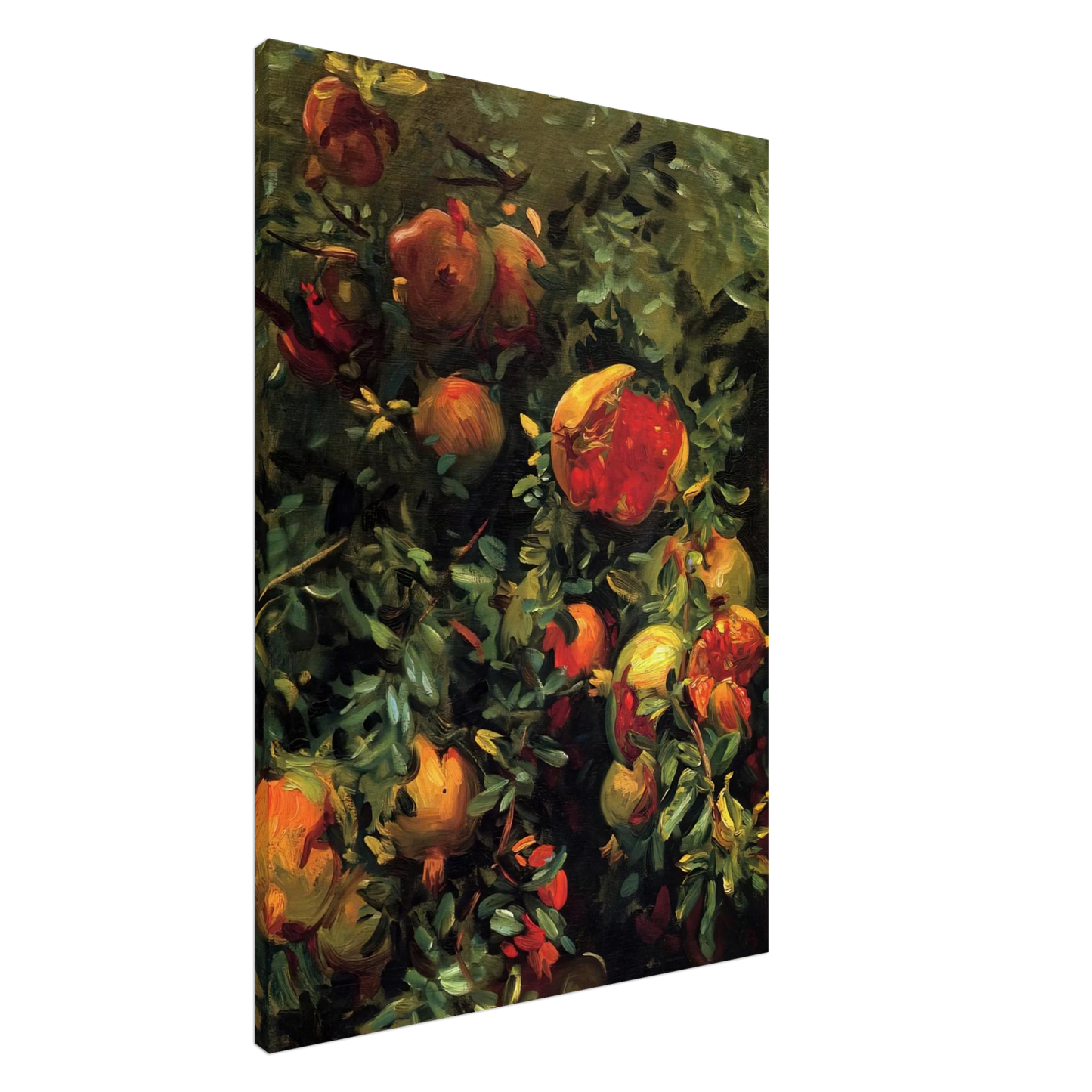 John Singer Sargent - Pomegranates, Majorca Canvas - 20x30 cm / 8x12 inches-canvas