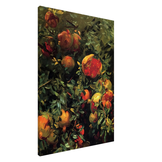 John Singer Sargent - Pomegranates, Majorca Canvas - 20x30 cm / 8x12 inches-canvas