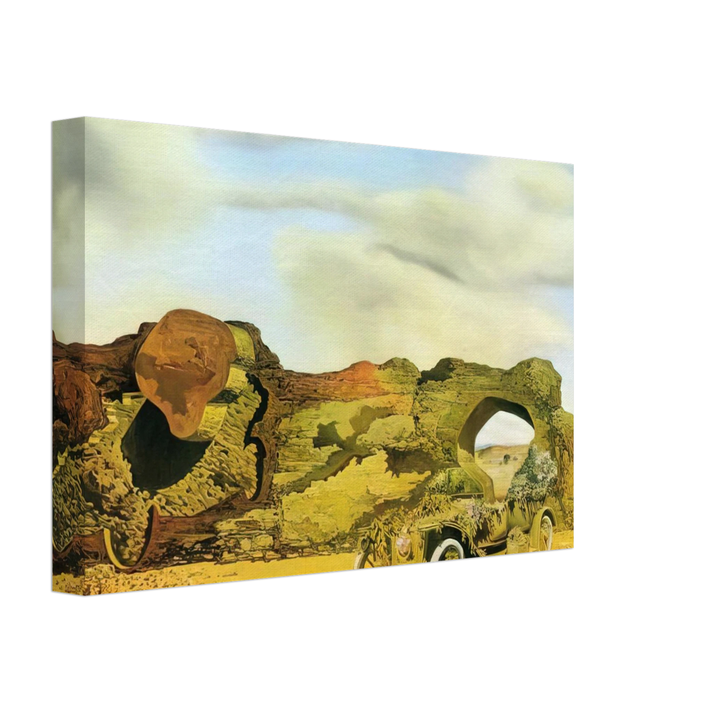 Salvador Dali - PARANOIAC CRITICAL SOLITUDE 1935 Canvas - 70x100 cm / 28x40 inches-canvas