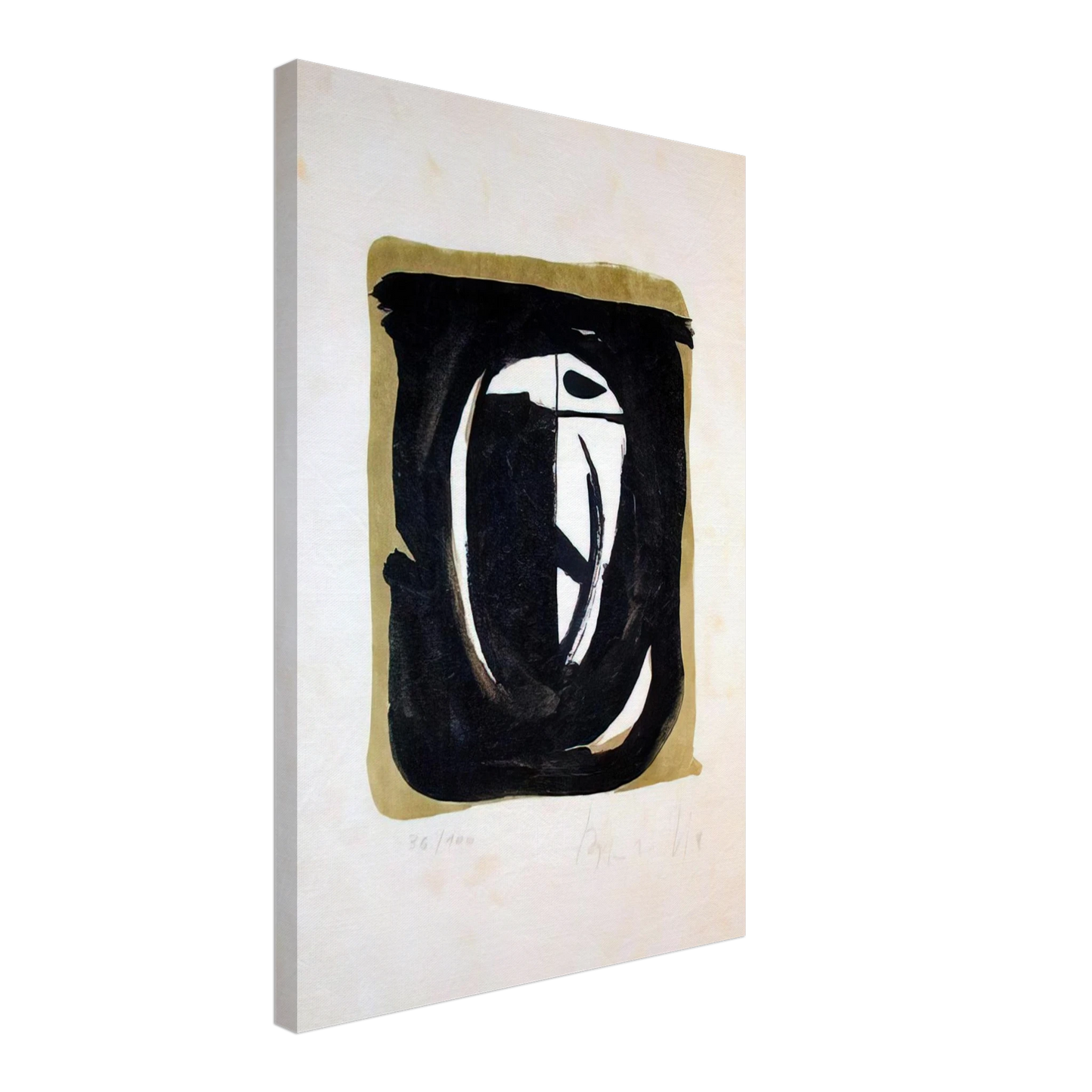 Bice Lazzari - Untitled - 1975 Canvas - 40x60 cm / 16x24 inches-canvas