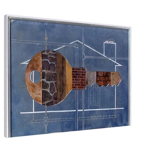 Clarence Holbrook Carter - House Key - 1956 Canvas - 20x30 cm / 8x12 inches-canvas