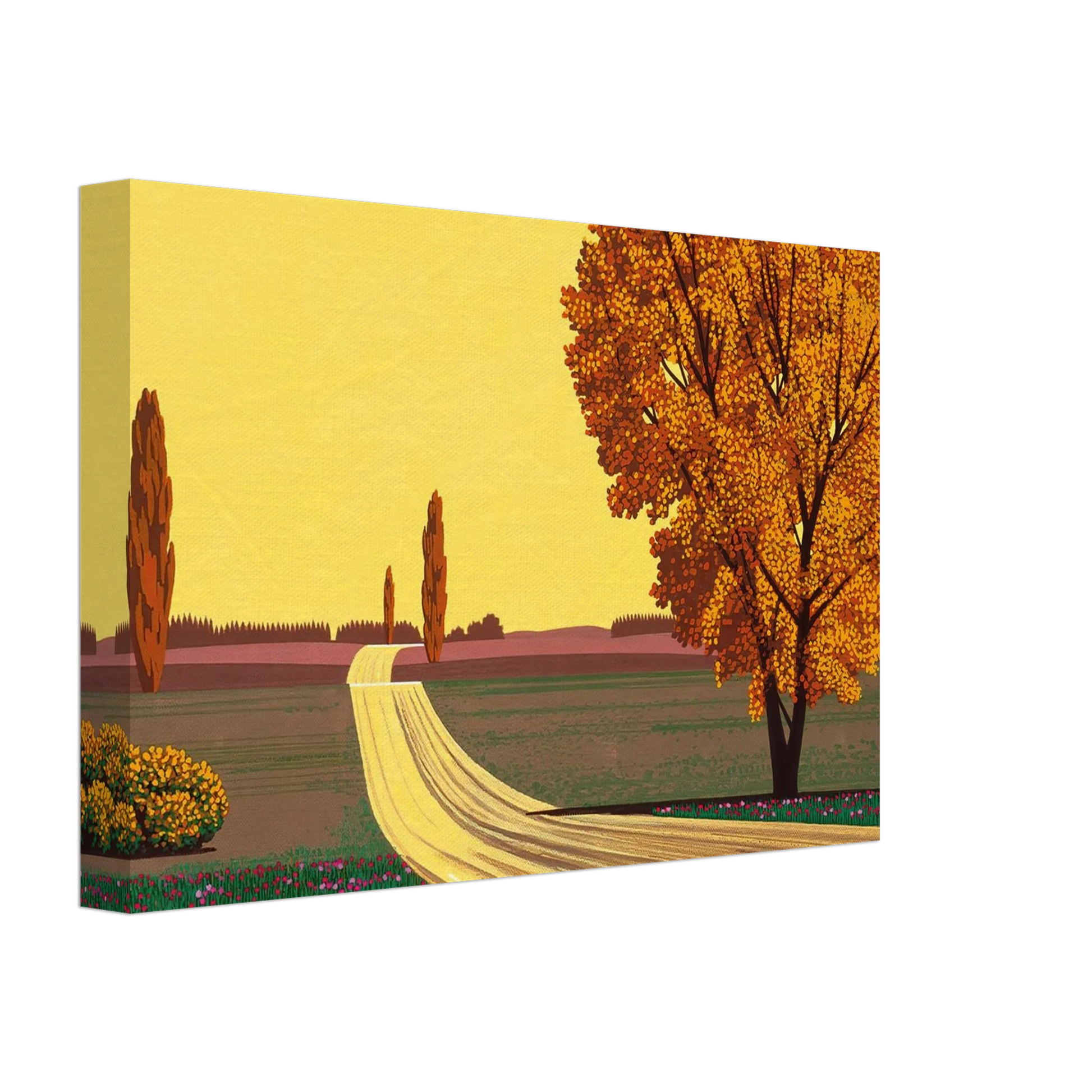 Hiroshi Nagai - Autumn Canvas - 40x60 cm / 16x24 inches-canvas