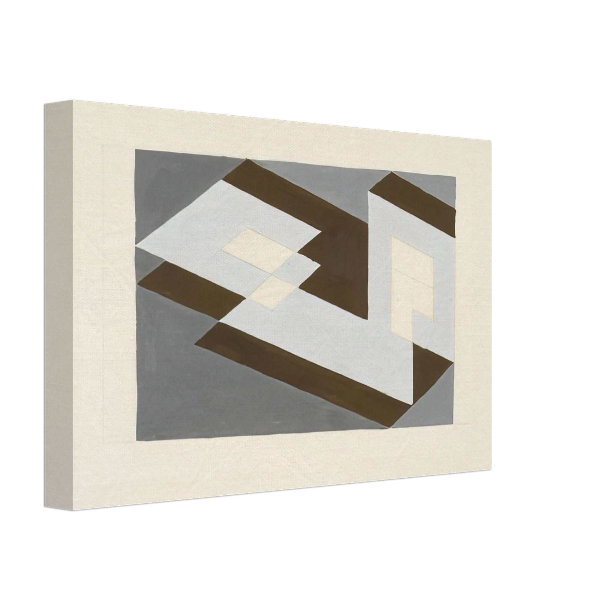 Josef Albers - STUDY FOR TENAYUCA 1938 Canvas - 40x60 cm / 16x24 inches-canvas