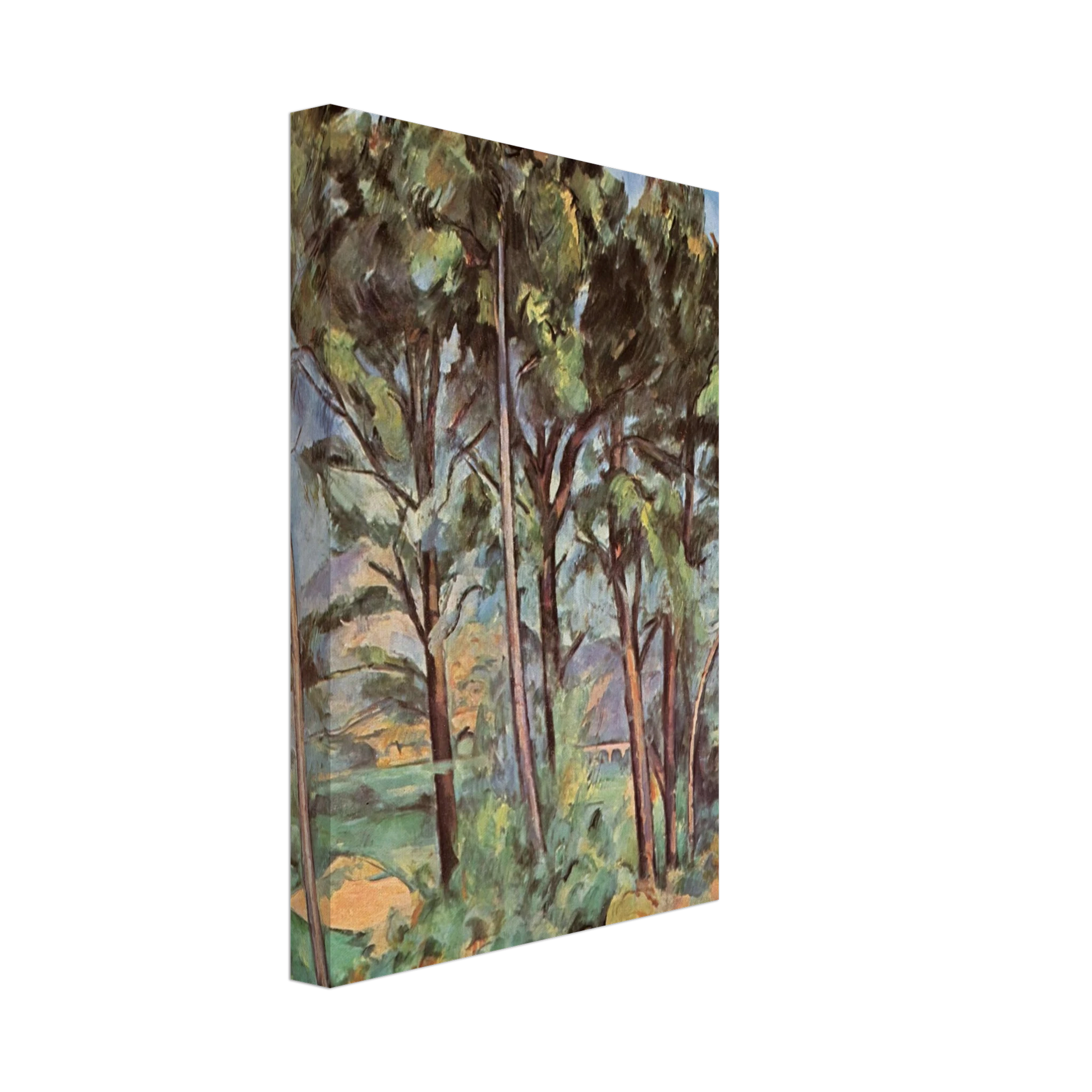 Paul Cezanne - Pine and Aqueduct Canvas - 70x100 cm / 28x40 inches-canvas