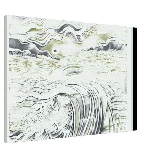 Lee Bontecou - AN UNTITLED PRINT 1982 Canvas - 20x30 cm / 8x12 inches-canvas