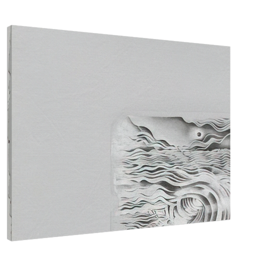 Lee Bontecou - STUDY FOR AN UNTITLED PRINT 1982 Canvas - 20x30 cm / 8x12 inches-canvas