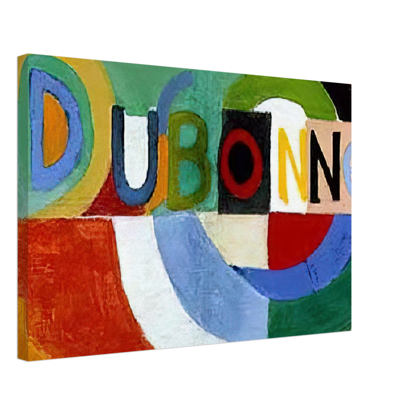 Sonia Delaunay - DUBONNET Canvas - 70x100 cm / 28x40 inches-canvas