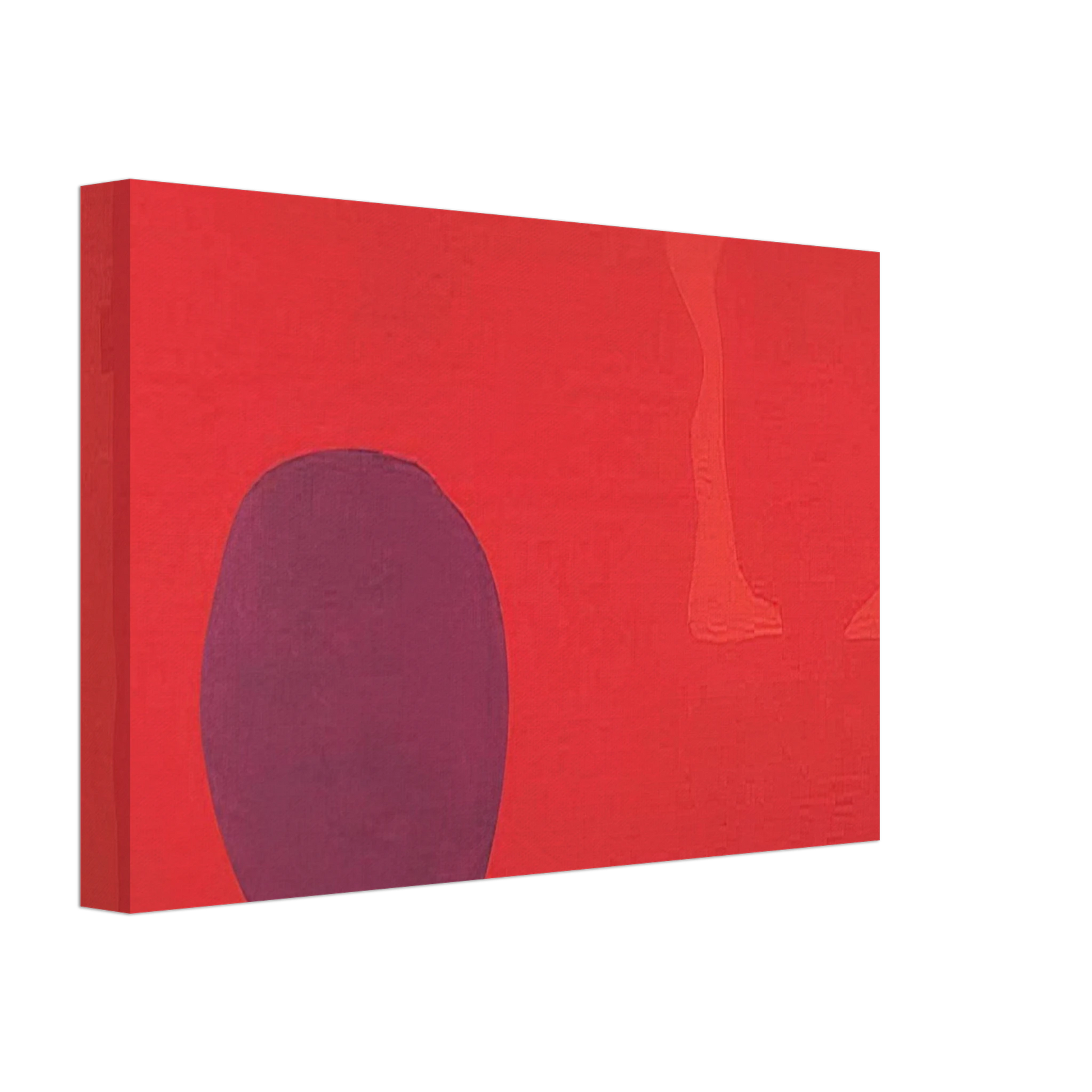 Patrick Heron - Cadmium with Violet, Scarlet, Emerald, Lemon and Venetian - 1969 Canvas - 40x60 cm / 16x24 inches-canvas