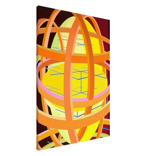 Al Held - Trajans Edge II Canvas - 20x30 cm / 8x12 inches-canvas