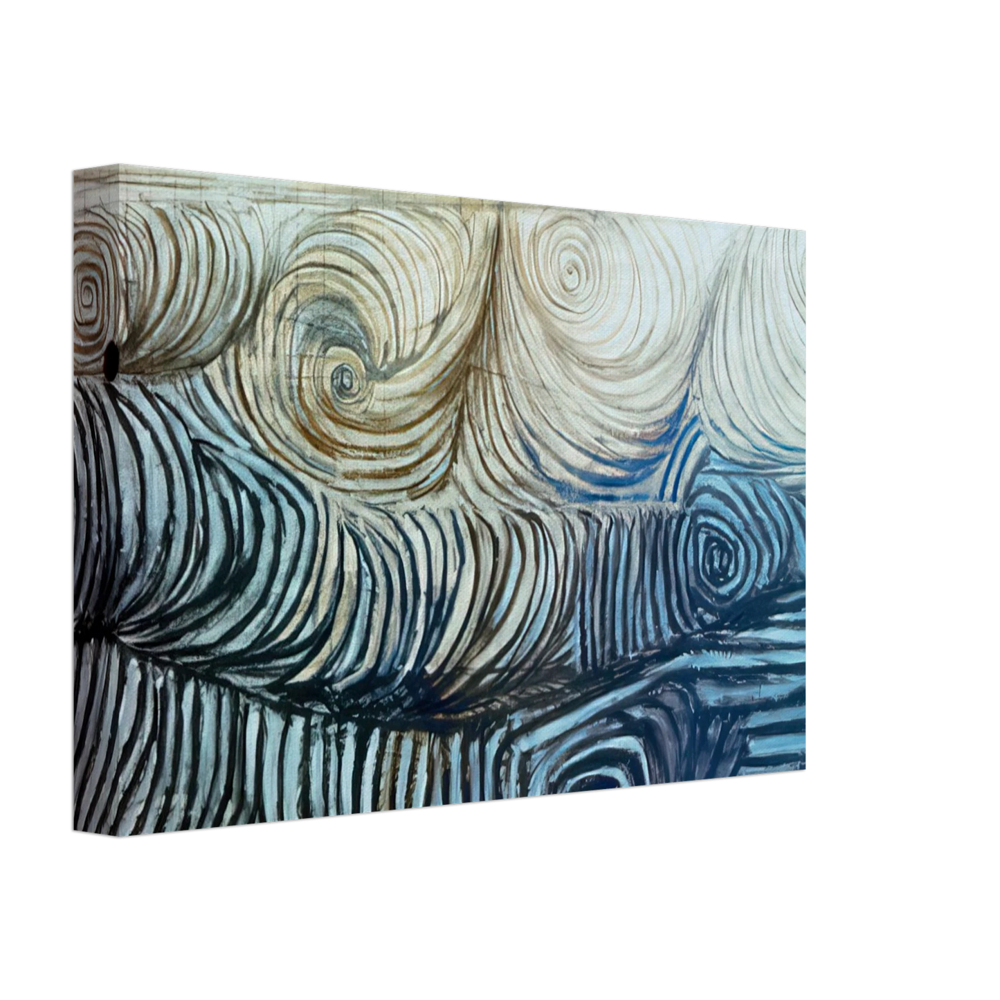 Victor Pasmore - THE WAVE 1950 Canvas - 70x100 cm / 28x40 inches-canvas