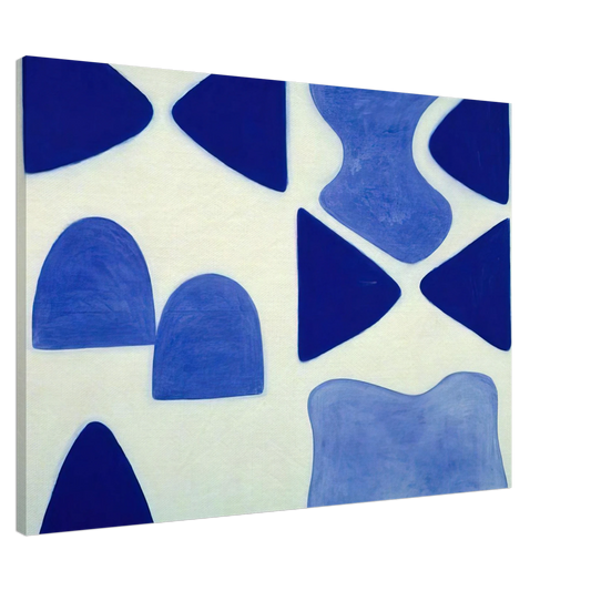 William Scott - Berlin Blues 4 - 1965 Canvas - 20x30 cm / 8x12 inches-canvas